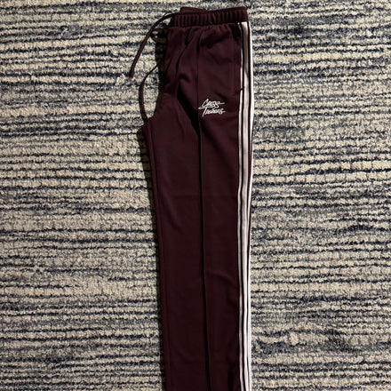 Crosstrainers Maroon/White Track Pants